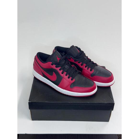 Air Jordan 1 Low Reverse Bred | gym Red Men 9 - Picture 3 of 7